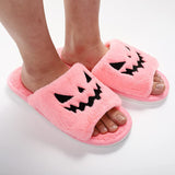 Halloween Shoes Winter Cute Warm Home Slippers Women