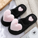 Cute Love Fluffy Slipper Home Slippers