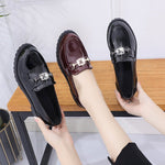 British style small leather shoes