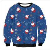 UGLY CHRISTMAS SWEATER Vacation Santa Elf Funny Womens Men Sweaters Tops Autumn Winter Clothing