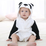 Children's Hooded Absorbent Animal-shaped Bathrobe