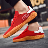 Spring and Summer Flying Woven Casual Shoes Large Men's Shoes Beathable Korean Forrest Gump Sneakers