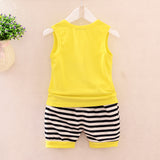 Summer children's Vest big eyes children's suit