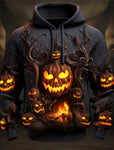 Halloween Horror Pumpkin Head 3D Hoodie