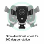 10W QI Wireless Fast Car Charger Mount Holder Stand Automatic Clamping Charging