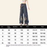 Plump Girls Slimming Retro Small Straight Wide-leg Pants