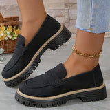 Fashion Casual Matte British Style Women's Shoes