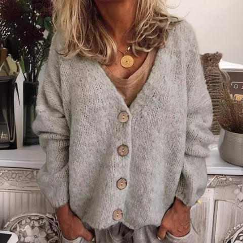 Knitted Loose Cardigan Sweater Coat