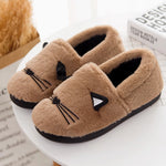 Couple Cute Cartoon Warm Postpartum Shoes For Women