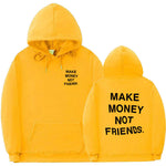 Letter printed Hoodie men's and women's fleece hoodies