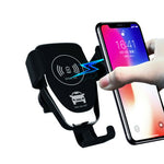 10W QI Wireless Fast Car Charger Mount Holder Stand Automatic Clamping Charging