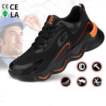 Steel Toe Shoes For Men Work Safety Shoes Nonslip Indestructible Sneakers