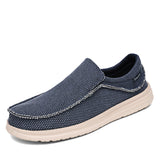 Large Size Canvas Shoes Male Lightweight Slip-on