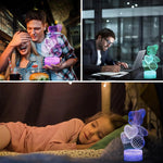 3D Lamp Acrylic USB LED Night Lights Neon Sign Lamp Xmas Christmas Decorations For Home Bedroom Birthday Decor Valentines Day Gifts