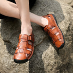 Handmade Stitching Leather Casual Beach Men's Sandals