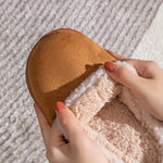 Velvet Thermal Non-slip Lambswool Cotton Slippers