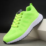 Plus Size Spring And Autumn Sneakers Women's Fly-kit Mesh Women's Shoes