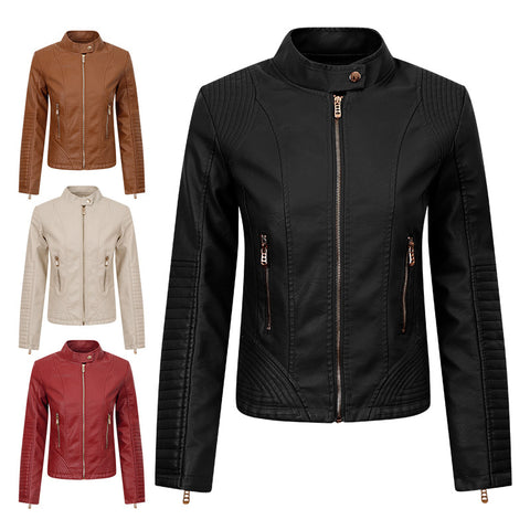 Fashion Best-seller Leather Jacket Coat Women