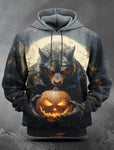 Halloween Horror Pumpkin Head 3D Hoodie