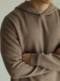 Retro Pullover Hooded Sweater Long Sleeves Inner Wear Men's Knitwear