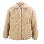 shearling coat jacket women autumn winter warm thick plush coat