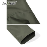 TACVASEN IX9 Winter Softshell Thermal Hiking Pants Tactical Pants Mens Fleece Cargo Pants Waterproof Warm Police Work Trousers