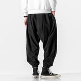 Men's Black Pants Hip Hop Streetwear Fashion Jogger Harem Trousers Man Casual Sweatpants Male Pants Big Size 5XL