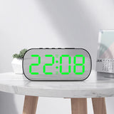 Led Digital Alarm Clock 5 Levels Adjustable Brightness Mirror Table Desk Bedroom Clock Home Decor Gifts for Students Children