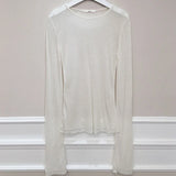 Shintimes Sexy Shirt Women T-Shirt Long Sleeve Korean Style Slim Basic Elasticity Tshirt Top Womens Clothing T Shirt Femme