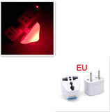 LED Night Light Mushroom Wall Socket Lamp EU US Plug Warm White Light-control Sensor Bedroom Light Home Decoration