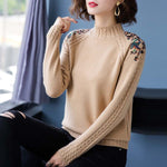 Fashion Embroidery Loose Sweater For Women