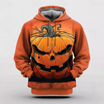 Halloween Horror Pumpkin Head 3D Hoodie