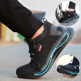 Steel Toe Shoes For Men Work Safety Shoes Nonslip Indestructible Sneakers