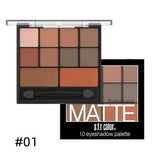 Eyeshadow Palette Pumpkin Smoky Makeup Nude Makeup Europe And America