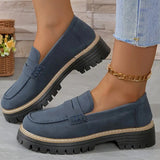 Fashion Casual Matte British Style Women's Shoes