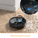 Geek Smart L7 Robot Vacuum Cleaner And Mop, LDS Navigation, Wi-Fi Connected APP, Selective Room Cleaning,MAX 2700 PA Suction, Ideal For Pets And Larger Home Banned From Selling On Amazon