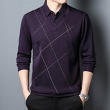 Spring And Autumn Men's Long Sleeve Fake Two Pieces T-shirt