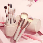 Luxury Champagne Makeup Brushes Set For Foundation - shop.livefree.co.uk