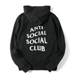 women Long Sleeve anti social social club  ASSC Hoodie Sweatshirt Jumper Hooded Pullover Tops