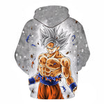 Cartoon hoodie seven dragon ball Z pocket hooded sweatshirt sleeves for men and women wearing