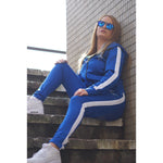 Electric Blue Tracksuit Bottoms - shop.livefree.co.uk