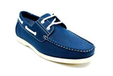 Lace Boat Shoes Navy - shop.livefree.co.uk