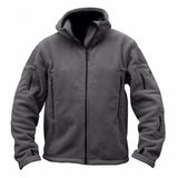 Men's Outdoor Warm Bladder Fleece Jacket Fleece Fleece Cold Proof Vest Hood Solid Color Hoodie