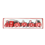 Christmas Decorations Christmas Wooden Small Train Decorations Santa Claus Children's Gifts