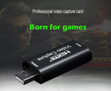 USB 2.0 HD Video Capture Card Video Capture Usb To Hdmi Game Live Capture Device