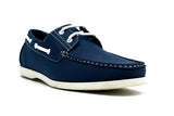 Lace Boat Shoes Navy - shop.livefree.co.uk