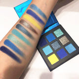 Beauty Glazed 9 Color Eyeshadow Palette Make up - shop.livefree.co.uk