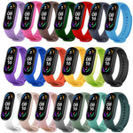 Strap for Xiaomi Mi Band 7 6 5 4 3 Sport Bracelet Watch Silicone Wrist Strap For Xiaomi Mi Band 7 3 4 5 bracelet Mi Band 7 Strap