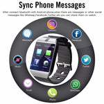 Bluetooth Watch DZ09 TF SIM Camera IOS - shop.livefree.co.uk