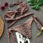 Fabulous Women Beachwear Leopard Printed Bikini - shop.livefree.co.uk